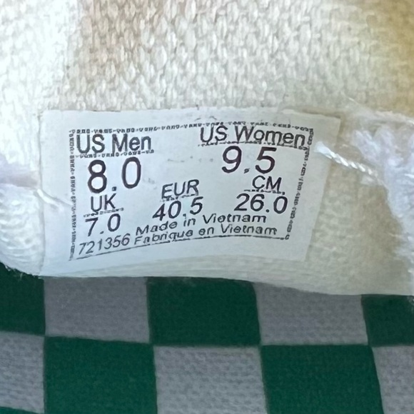 Vans NEW Unisex Classic Market Slip On Shoe Size 9.5 or 8 #201 - Picture 9 of 10